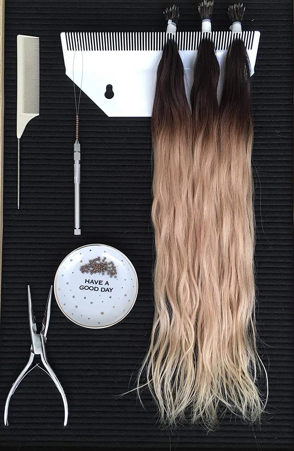 Vonvik Custom Clear Acrylic Hair Extension Display Stand For Hair Shop