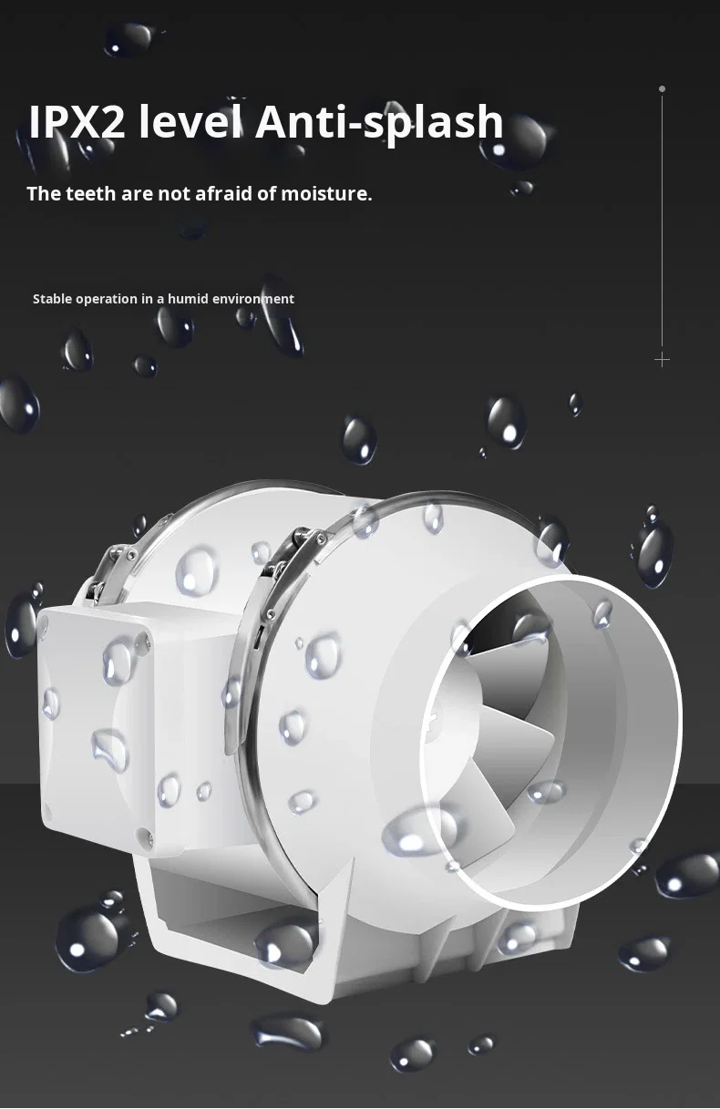 Powerful Circular Duct Fan, 4", 5", 6", 8"inch - detail 20