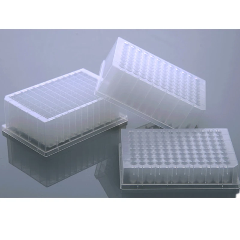 0.4 Ml Microplate - Transparent Deep Well Plates for Lab