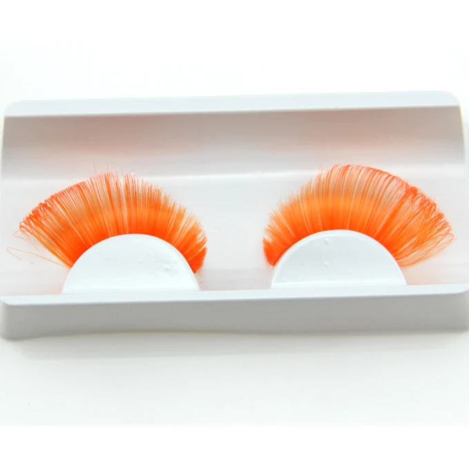 Wholesale popular color exaggerated stage false eyelashes for Halloween