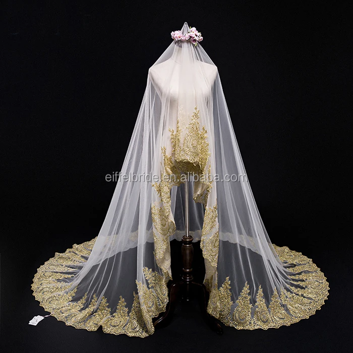 long cathedral wedding veils