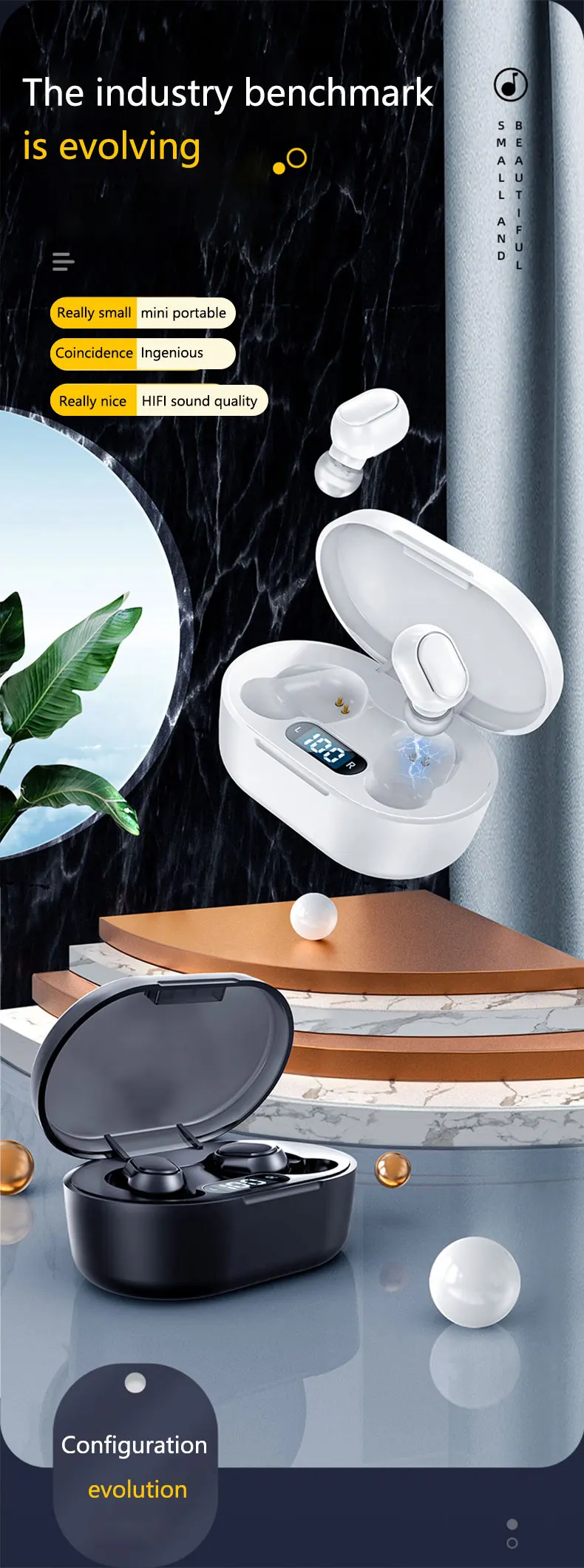Wireless Earbuds 2020 New Product Amazon Top Seller Wireless Earphone Led Display Headset Factory Wholesale Bluetooth Earphone