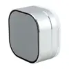 Aluminum alloy round custom logo portable small mini bt speaker with tf card