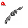 custom cast iron exhaust manifold T3/T4 pulse flow manifold for car