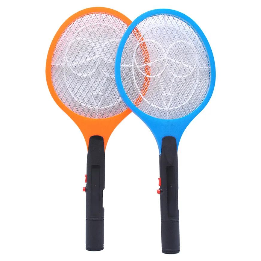 Portable Home Using Bug Zapper Double Switch Mosquito Insect Pest Killer Lining Badminton Racket