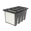 Air Ventilation System Final Stage V Bank HEPA filter With High pressure compressed air filter