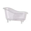 Transparent crystal mini bath tub shape container for kid gift