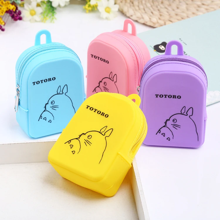 School Bag Style Silicone Material Coin Box,Dollar Purse For Shopping ...