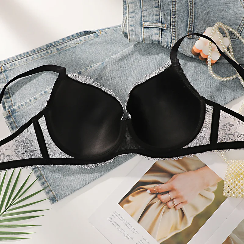 Wholesale New Arrival High Quality Women's Underwear  Thin Mesh Sexy Lace Bras Ladies Underwear Manufacture OEM Supplier