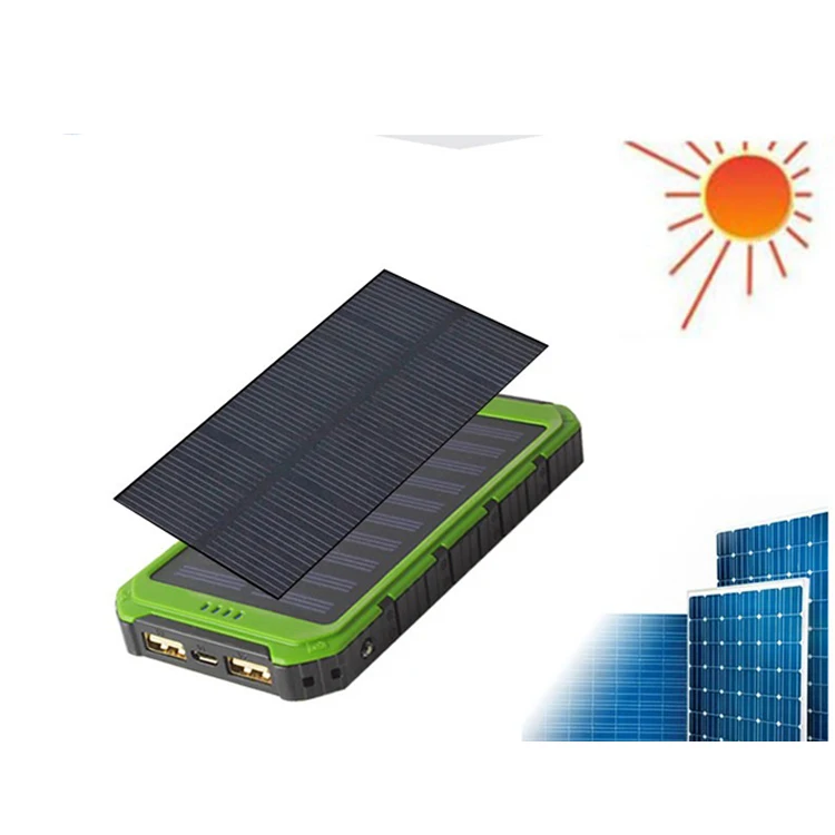 20000mAh Power Bank Waterproof LED Flashlight Solar Charger For Smart Phone Solar Power Bank - ANKUX.COM