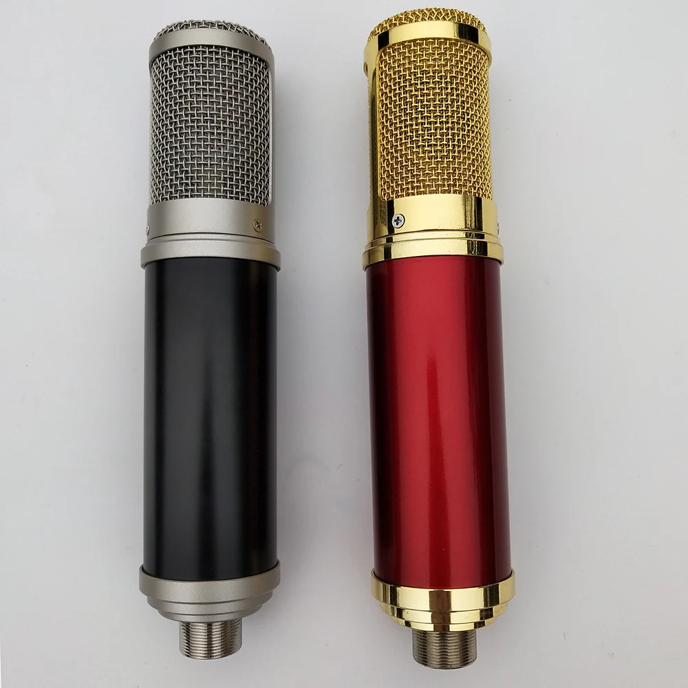 Red Large Diaphragm Condenser Recording Microphone Shell - Buy Mircophone Shell,Mircophone Body,Oem Mircophone Shell Product on Alibaba.com