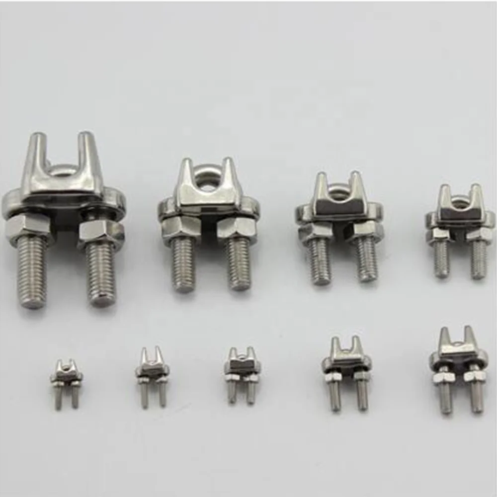 JIS Type Cable Clamps - Durable Stainless Steel 304/316 Wire Rope Clips