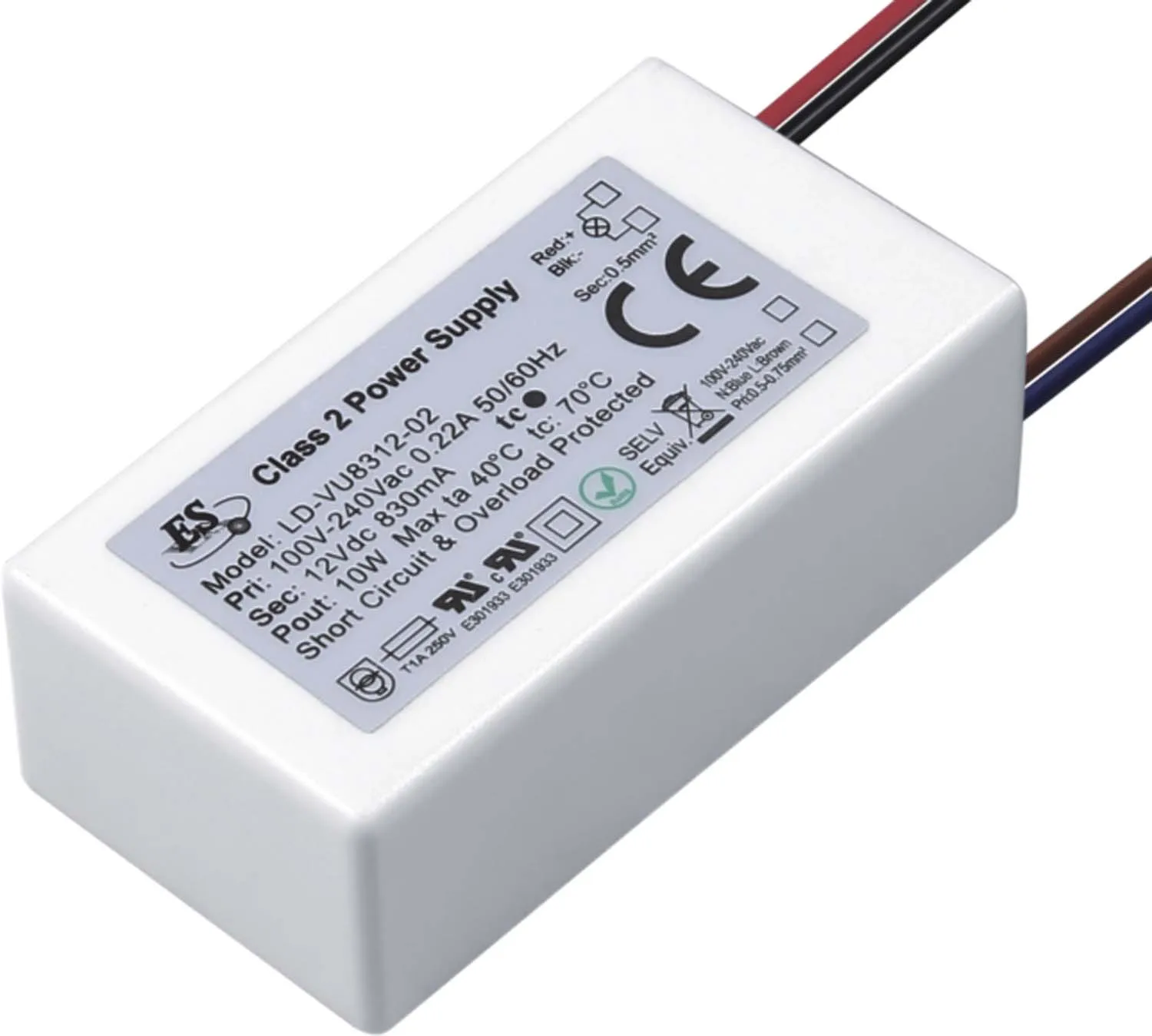 Constant Voltage 12Vdc Power Supply 12W Waterproof Ip67 24V Led Driver