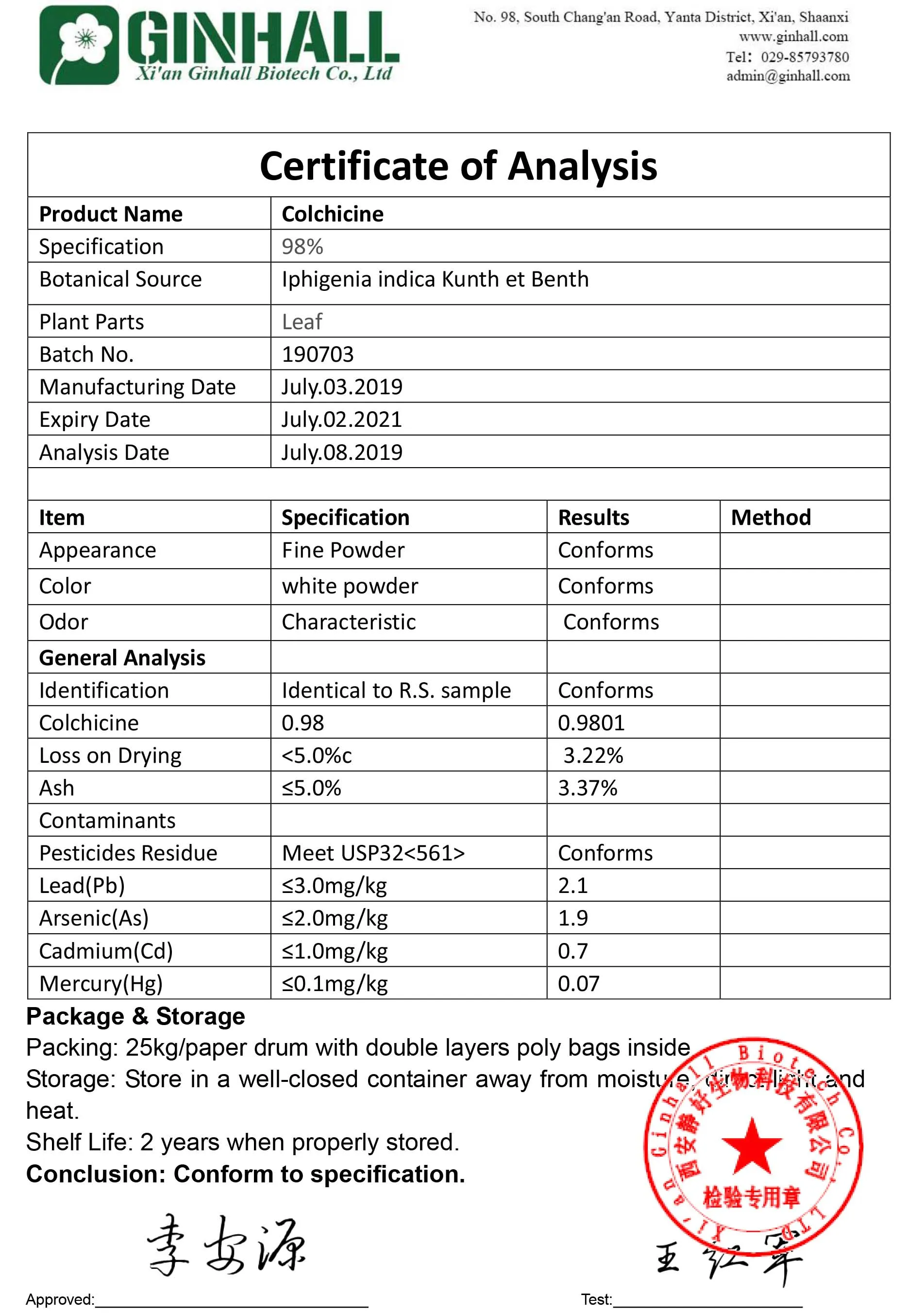 COA-Colchicine