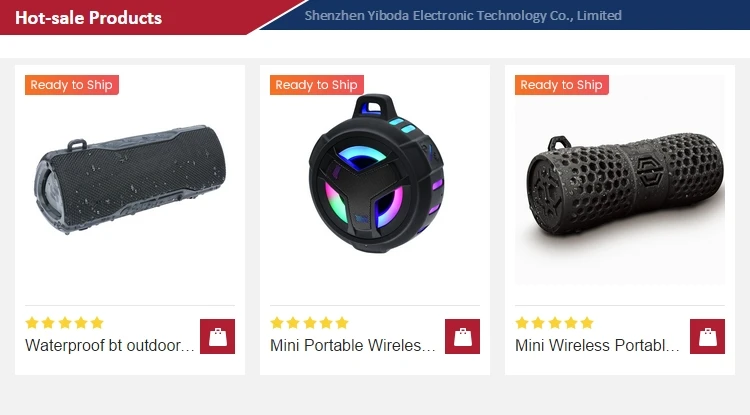 Hot Selling Handsfree Microphone Mobile Home Outdoor Waterproof Shower LED Wireless Mini Portable Speaker - ANKUX.COM