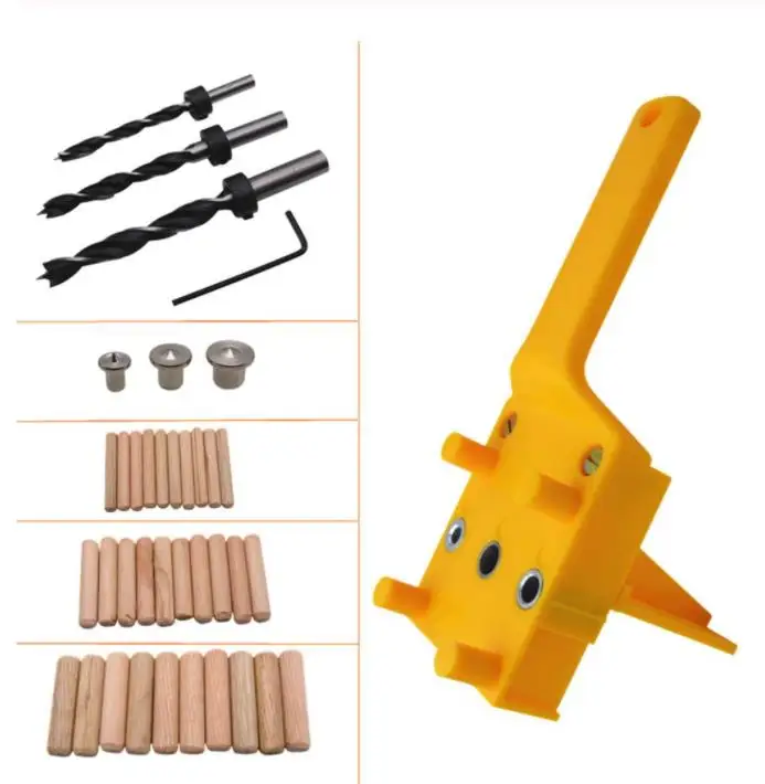 Woodworking Dowel Jig Abs Wood Dowel Drill Jig Guide Positioner