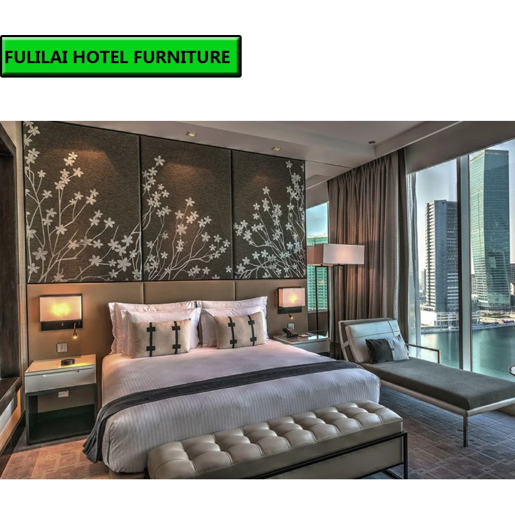 
Custom Made Modern Hotel Bedroom Furniture Set 