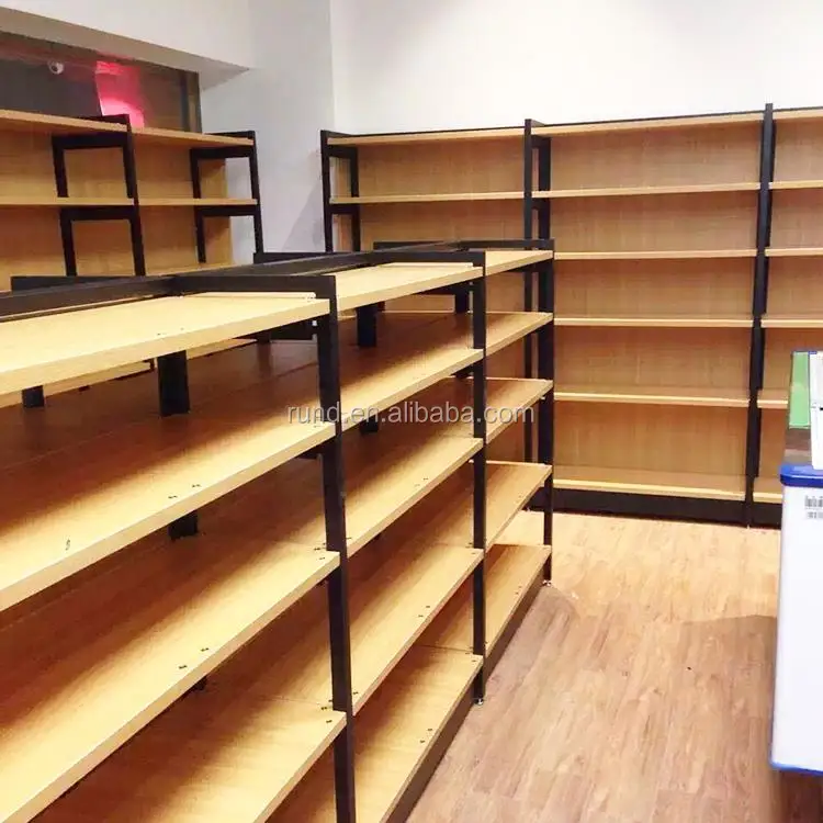 Wooden Shelves For Super Market Supermarket Display Shelf Rack Wood
