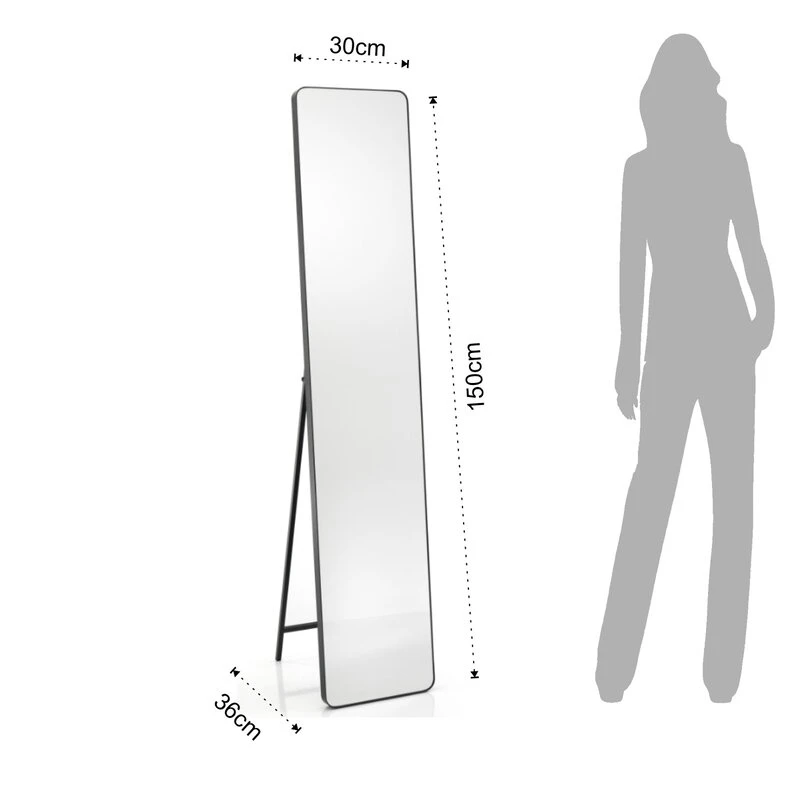 New style top sale full length mirror with storage factory direct sale modern full length mirror standing floor mirrors