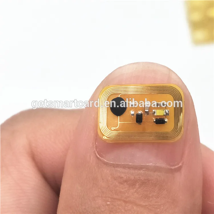 2020 New Fashion Design 13.56MHZ NFC Nail LED Sticker, NFC Nail Art Light Sticker with NFC chip built in for DIY Party Shows