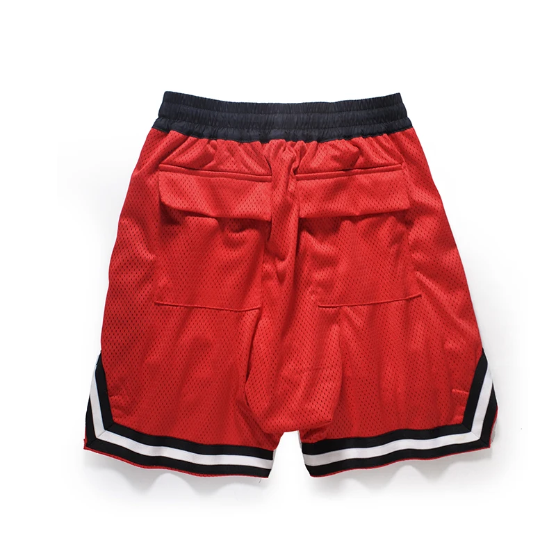 Custom Made Men Blank Sports Basketball Shorts With Zipper Pockets