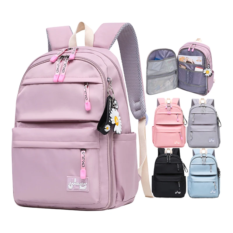 Korean School Backpack Ladies College Students Fashion Schoolbag Junior ...