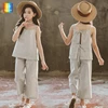 Flash sale 90% cotton 2020 children girls quality wear children suits clothes
