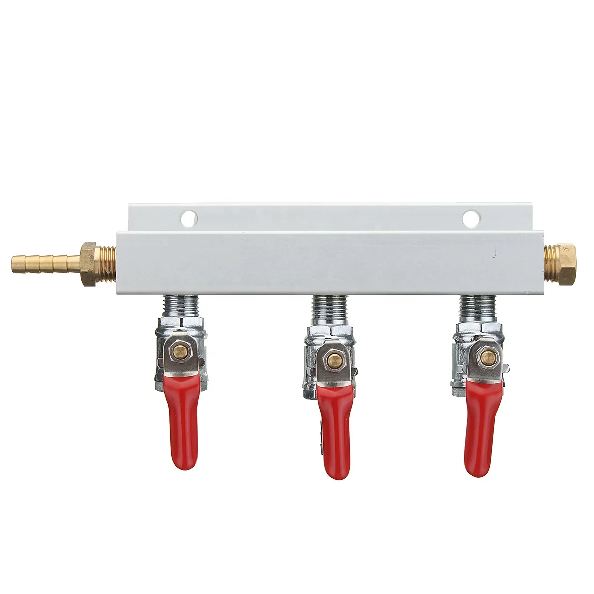 Газовый коллектор. Way instrument Air distribution Manifold model: “00023386”. Manifold with Control Valves 3 outputs 3/4"х1/2" out.