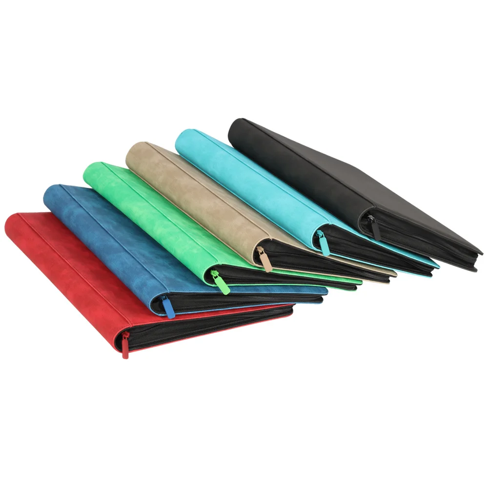 High Quality Pu Leather Trading Toploaders Card Binder 9 Pockets Top