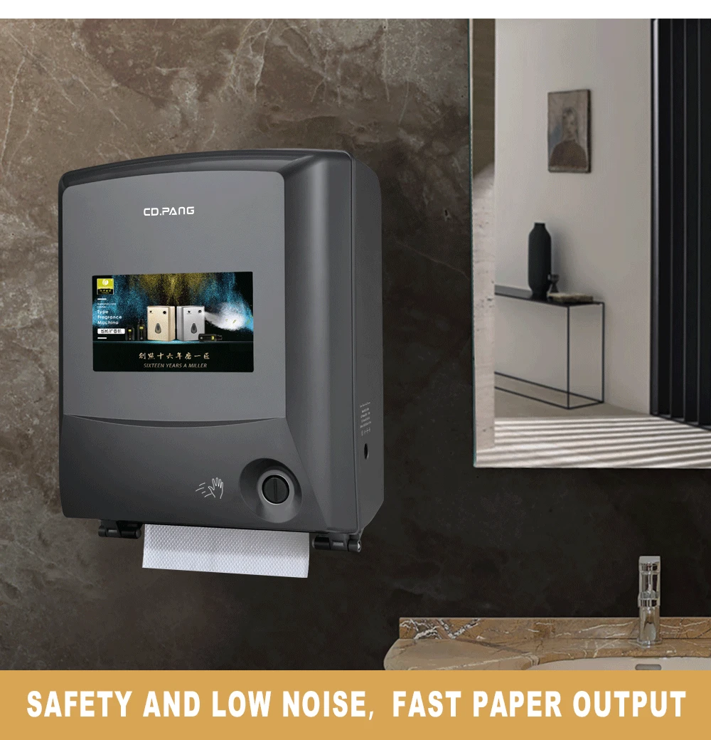 Electric Toilet Tissue Dispenser Touchless Infrared Sensor Paper Towel