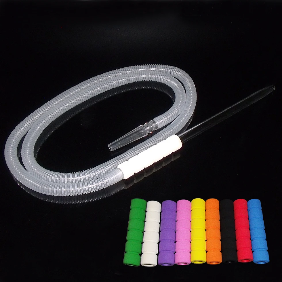 Disposable Hookah Hose With Glass Handle Shisha Hose Buy Disposable
