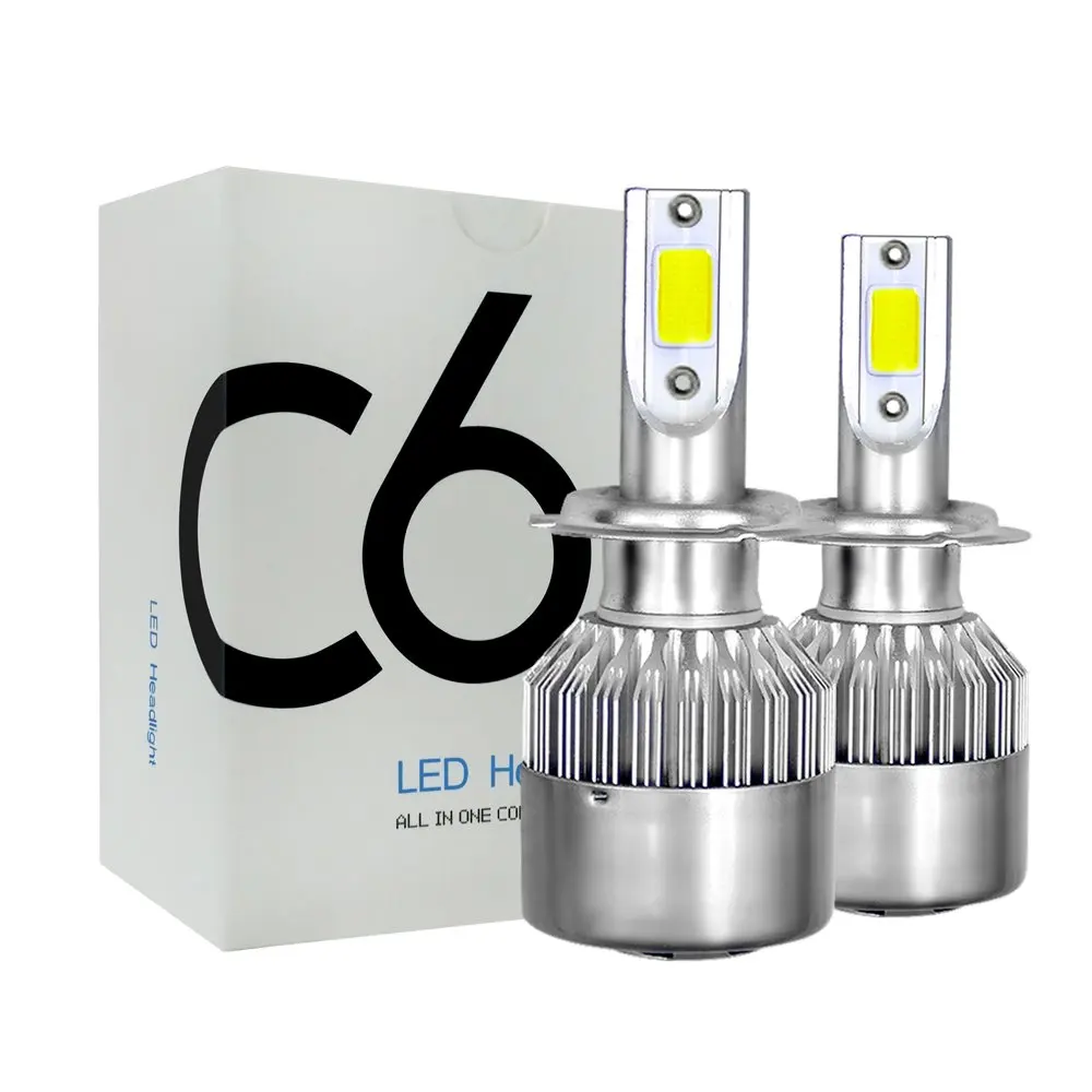 High Quality Wholesale High Low Beam LED Headlight bulbs H4 H13 72W High Power 881 H1 H7 H3 9005 9006 880 H11 C6 Led Headlight