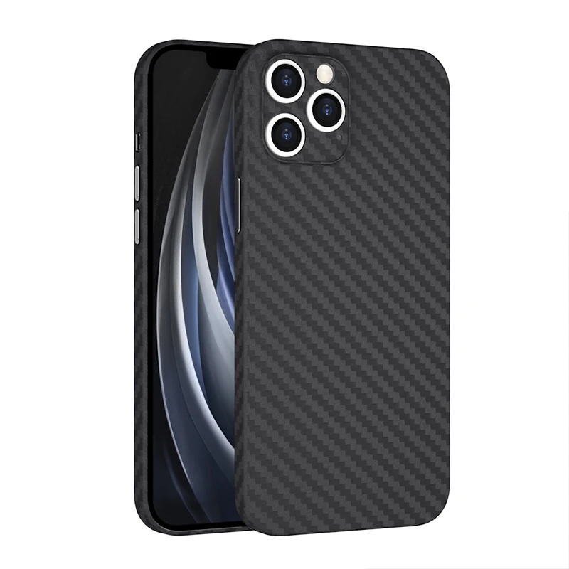 

0.35mm Super Thin For iPhone 13 Carbon Case Stylish High Quality For iPhone 13 Pro Max Carbon Case, Frosted white, frosted black, solid black