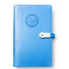 Custom Logo PU Leather Cable charging Powerbank Power Bank Notebook With U Disk