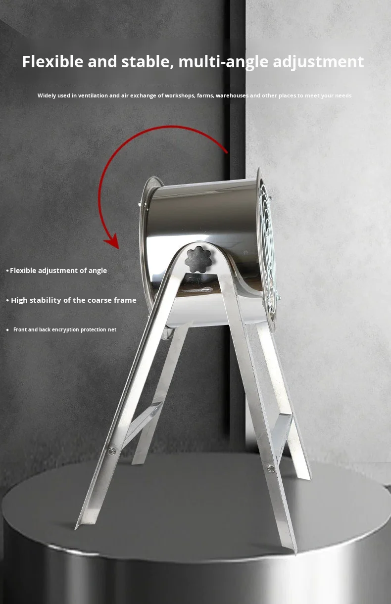 Stainless Steel Exhaust Fan, 304, Wall, Axial - detail 8