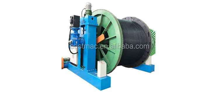column type take off and take up wire and cable machine