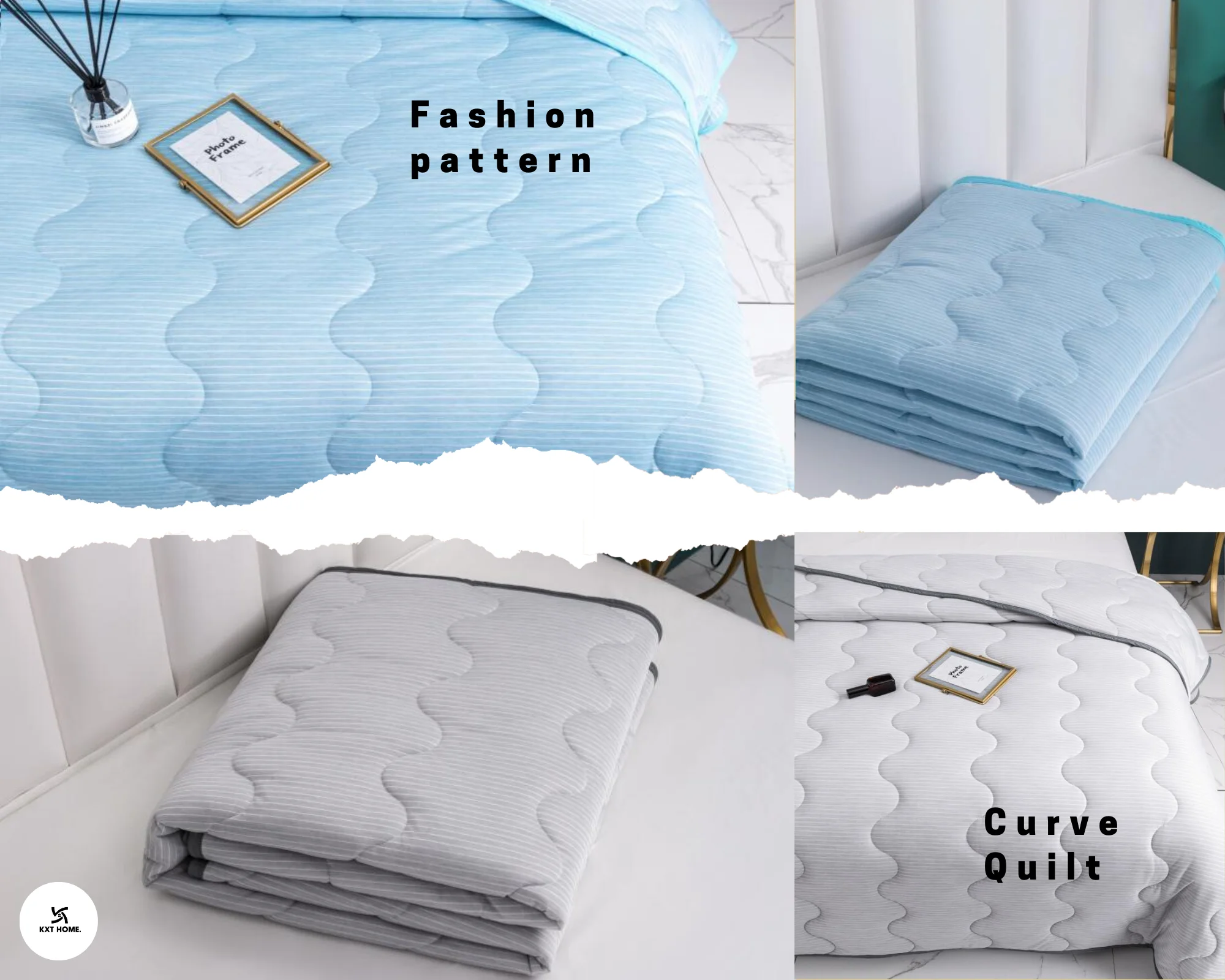 Custom Wholesale Cheap Price Quilted Polyester Cooling Thin Summer Quilt for Home supplier