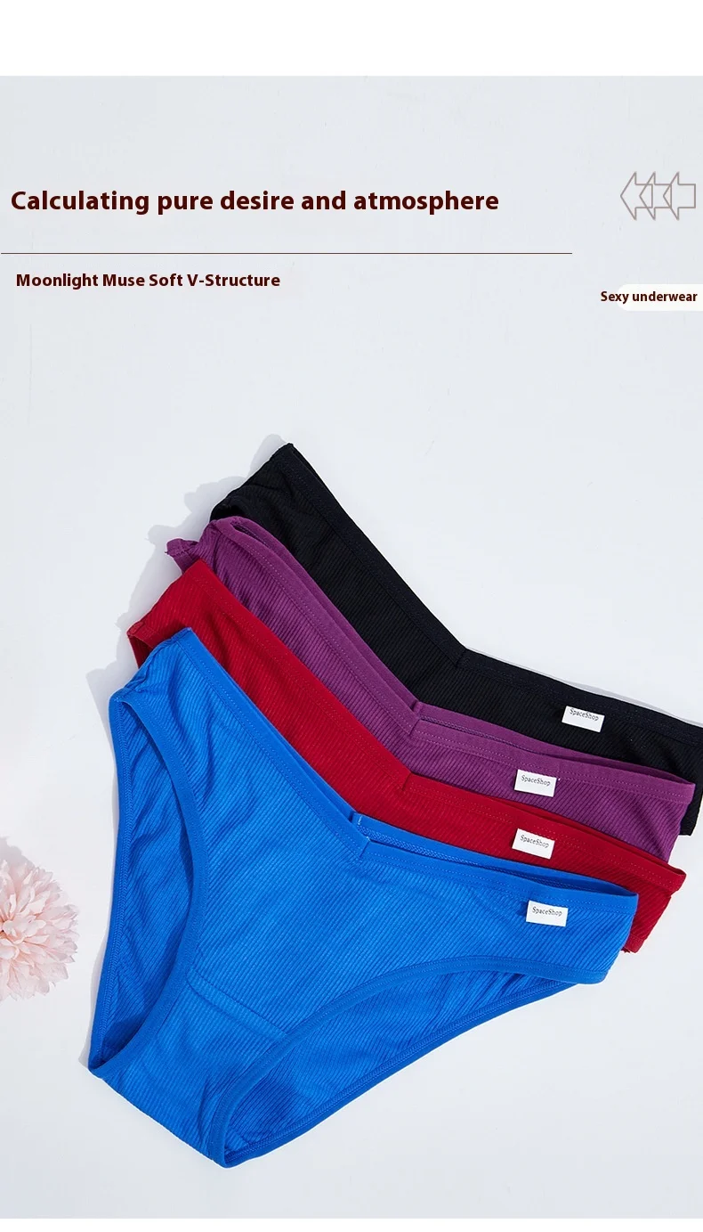 Wholesale New Arrival Cotton Women's Panties Breathable and Antibacterial Ladies Panties Women's Underwear Custom OEM Supplier