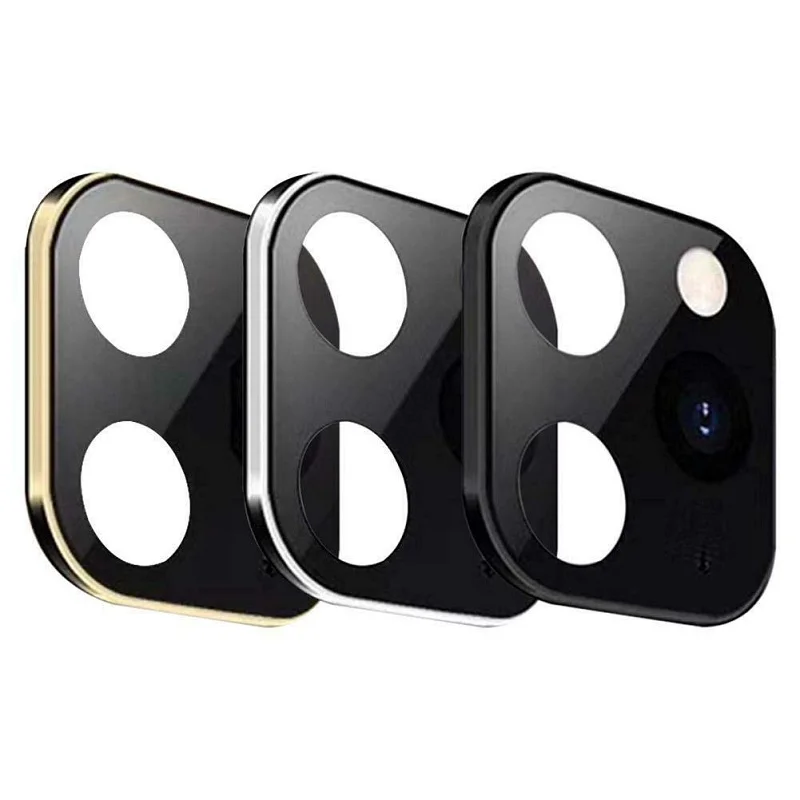 Luxury Metal Back Camera Lens Film Tempered Glass Titanium Alloy Case for iPhone X XS MAX,Lens Seconds Change to iPhone 11 Pro