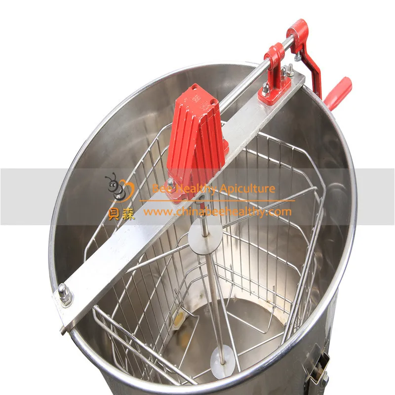 4 frames manual honey bee extractor