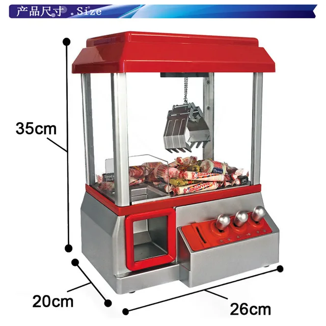 the claw toy grabber machine with led lights