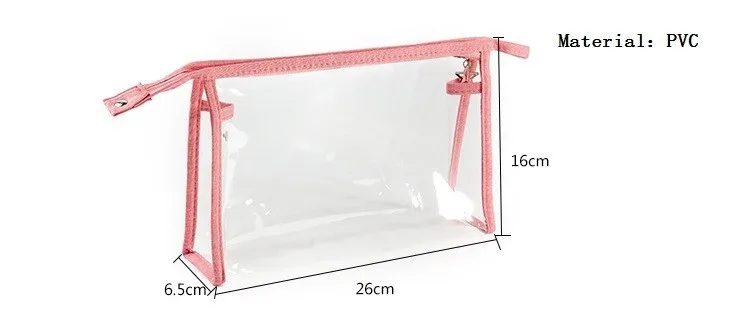 3 In 1 Pvc Make Up Bag Reise Veranstalter Transparente Kosmetik Tasche