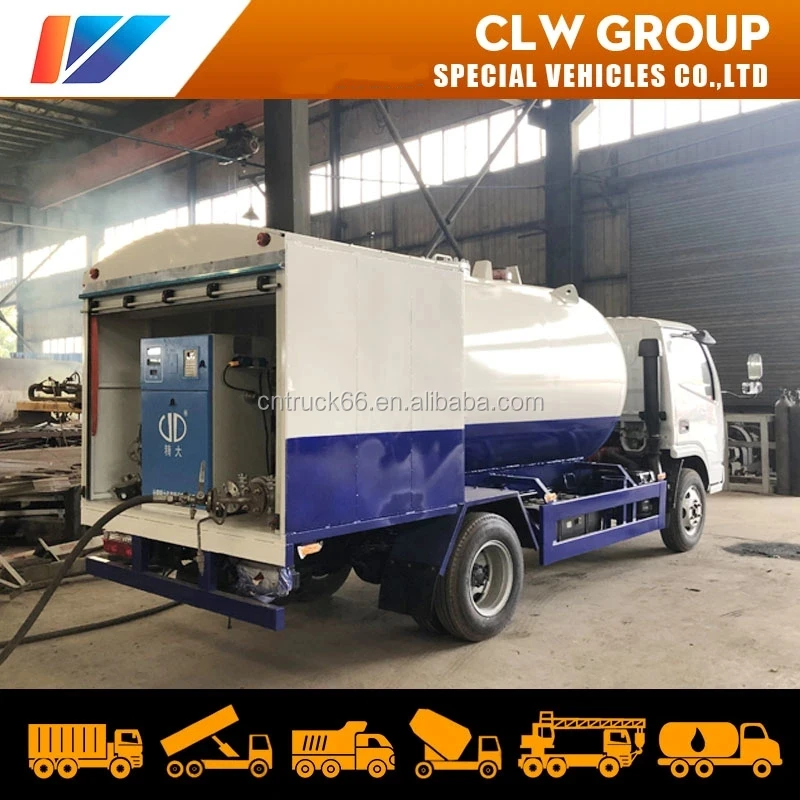 5000L Filling Tanker Truck with LPG Dispenser