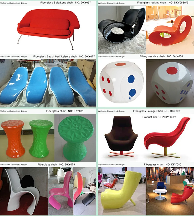 DKY002B Modern fruit chair FPR Fiberglass  orange shape chair fiberglass public customized design chair home furniture