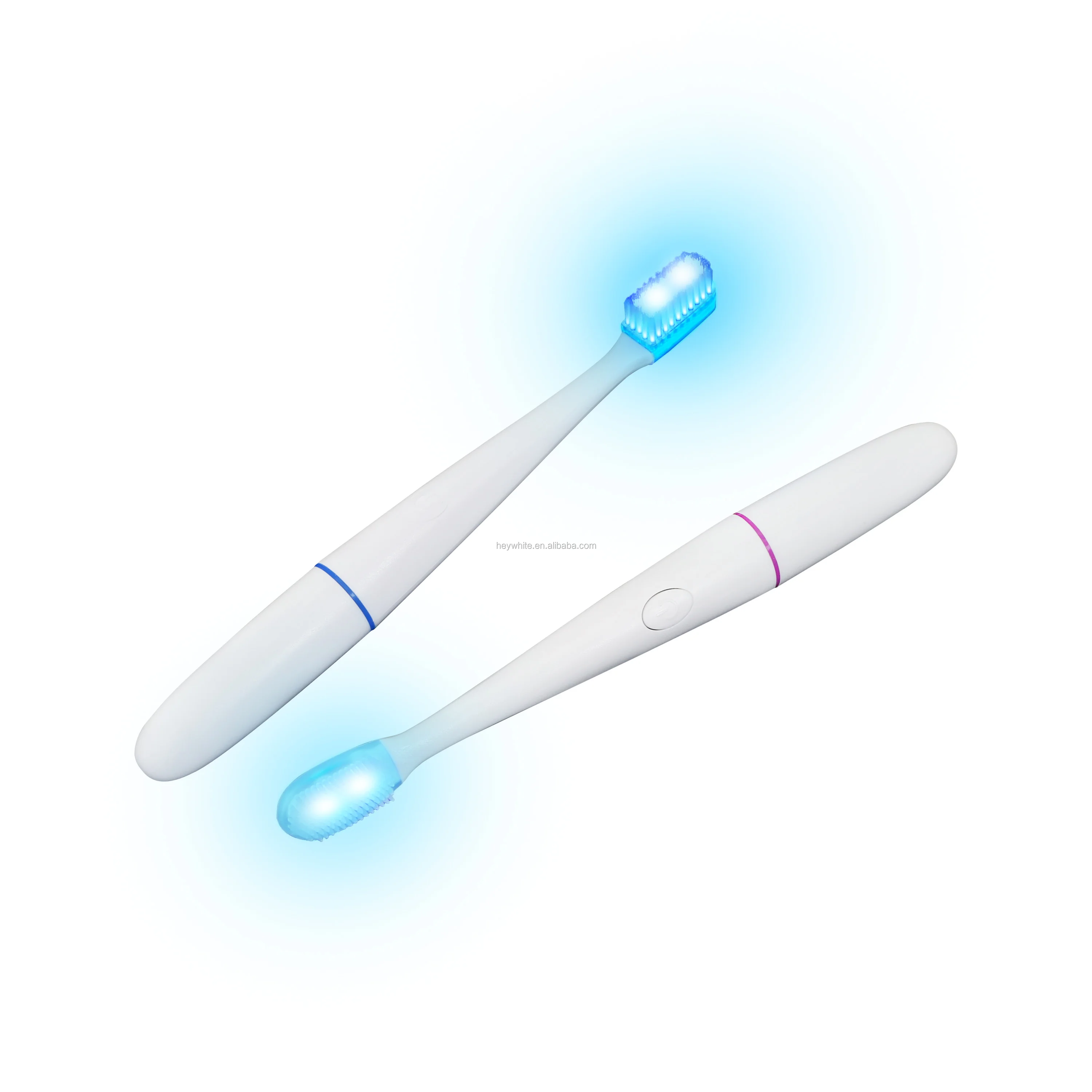 2020 hot sale teeth whitening toothbrush electric vibration toothbrush with 2 led blue light