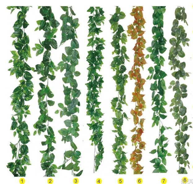 Sjzjn Factory Wholesale 180cm Ivy Artificial Ivy Leaves Wall Hanging