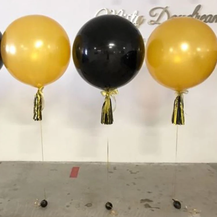 China 36 Inch Black Balloons Blowing Up Large Large Balloons Balloons For Wedding Party Birthday