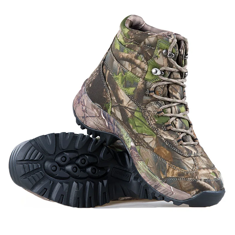 Men shoescamo camping outdoor hunting high shoes hiking Camo Boots Waterproof 12 