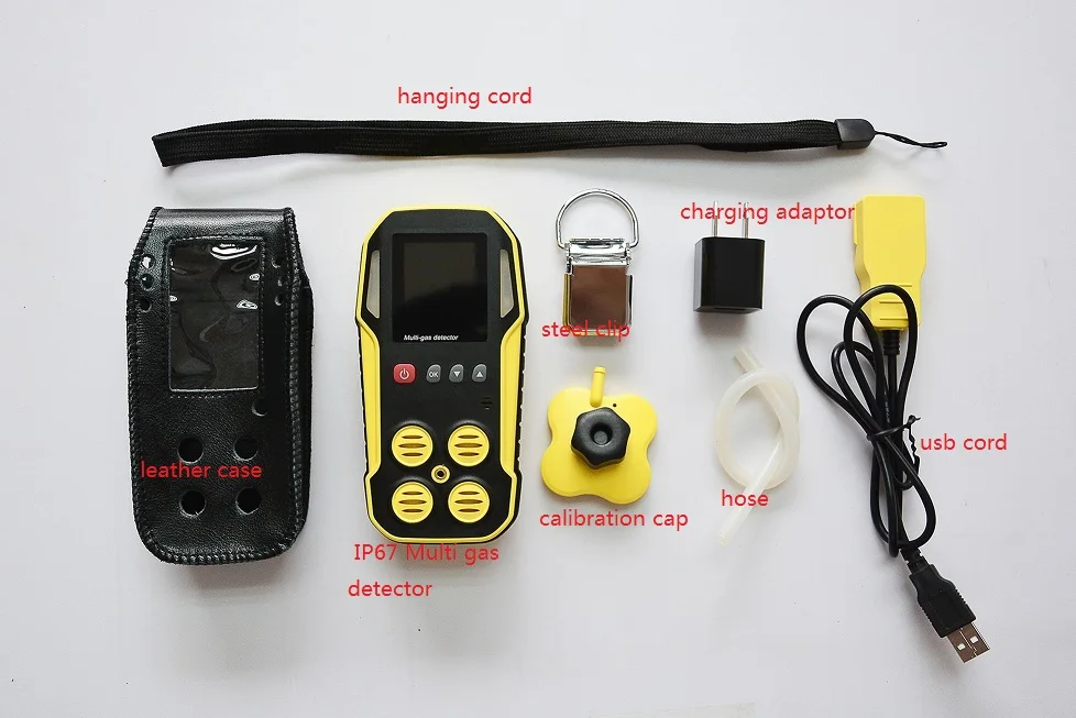Handheld Flue Gas Analyzer,Nox,Sox,Co2,Co,O2 Ambinent Gas Detector