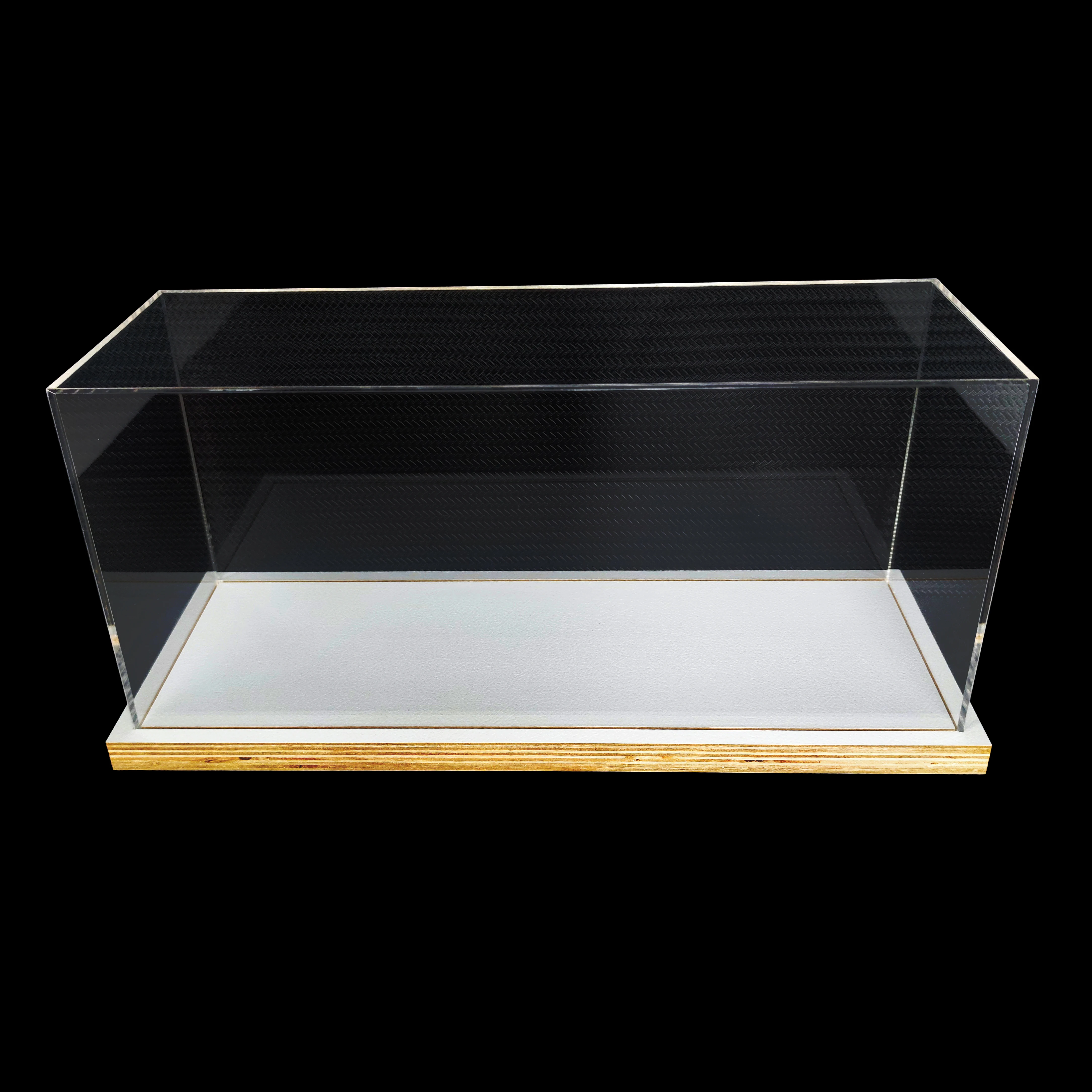 2023 Model Acrylic Display Box With Wooden Bottom Dustproof Moisture